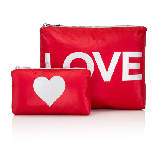 HiLove Set of Two - Organizational Packs - Red LOVE & Heart