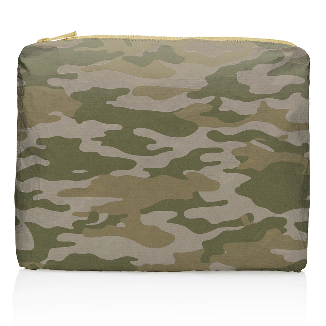HiLove Medium Zipper Pack - Shimmer Army Green Camo
