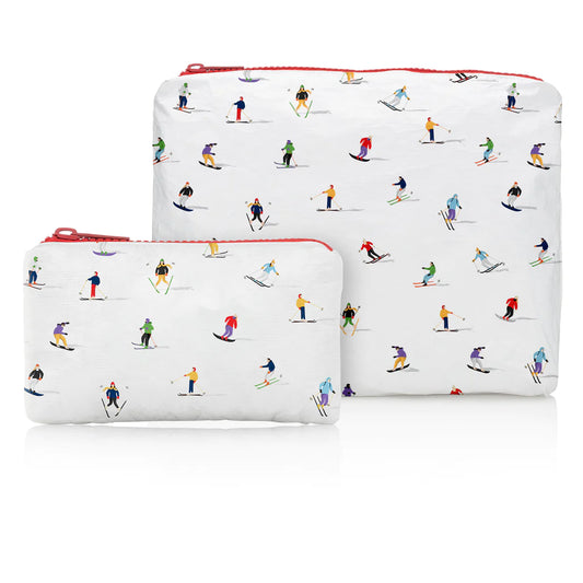 HiLove Set of Two - Organizational Packs - Dancing Skiers