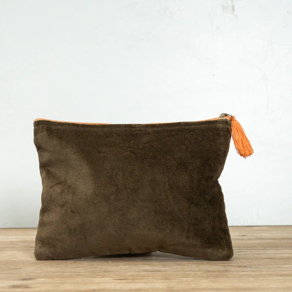 Velvet Pouch with Tassel