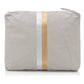 HiLove Set of Two - Organizational Packs - Earth Gray with Silver and Gold Stripes
